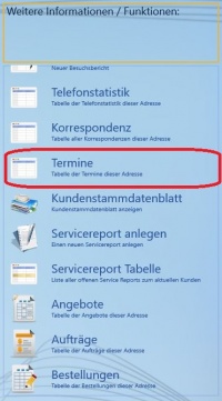 kundenspezifische Termine